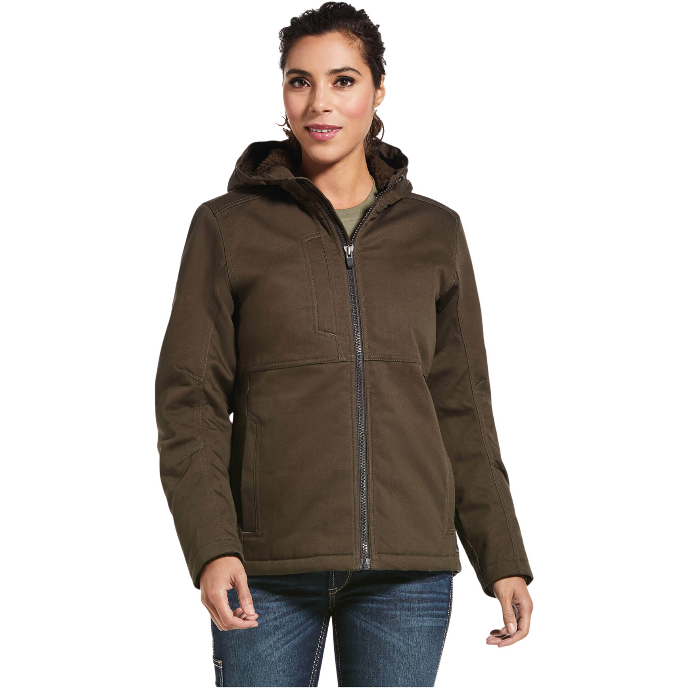 2026 Ariat Womens Rebar Duracanvas Insulated Jacket 10032918 - Wren